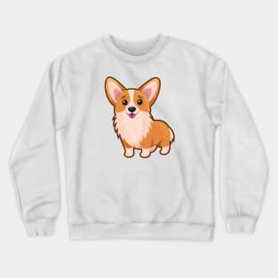 Cool Iron On Patches Corgi Crewneck Sweatshirt